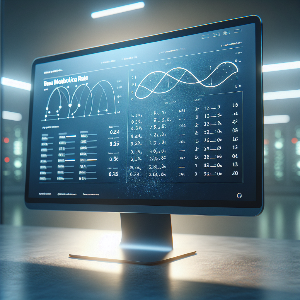 Advanced wearable device tracking metabolic data for continuous monitoring.