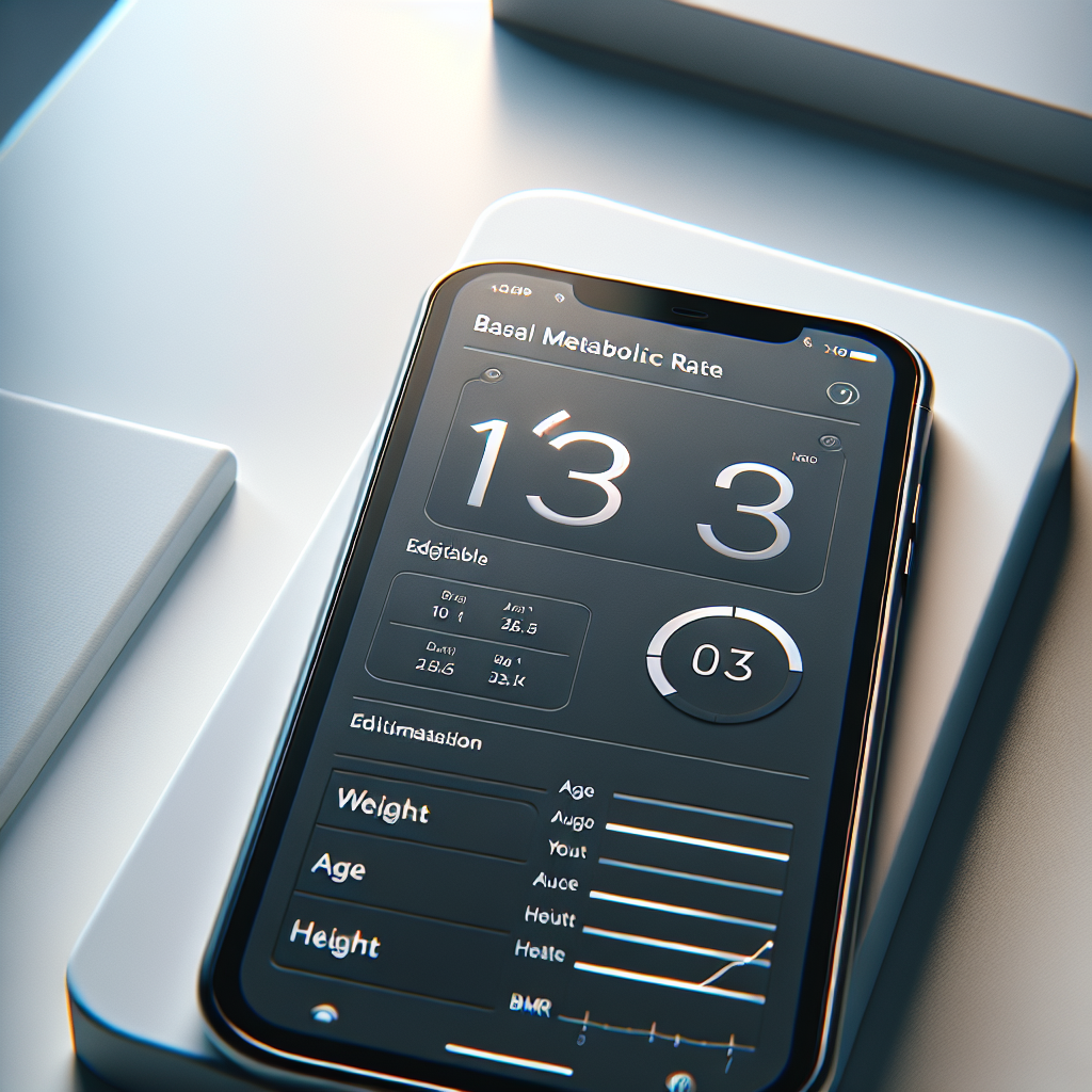 Illustration of various factors influencing BMR, such as age, gender, and body composition.